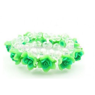 Armband Handmade Bloem
